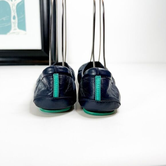 Tieks by Gavrieli Women's Navy Blue Leather Ballet Flats Size 8 - Picture 4 of 7